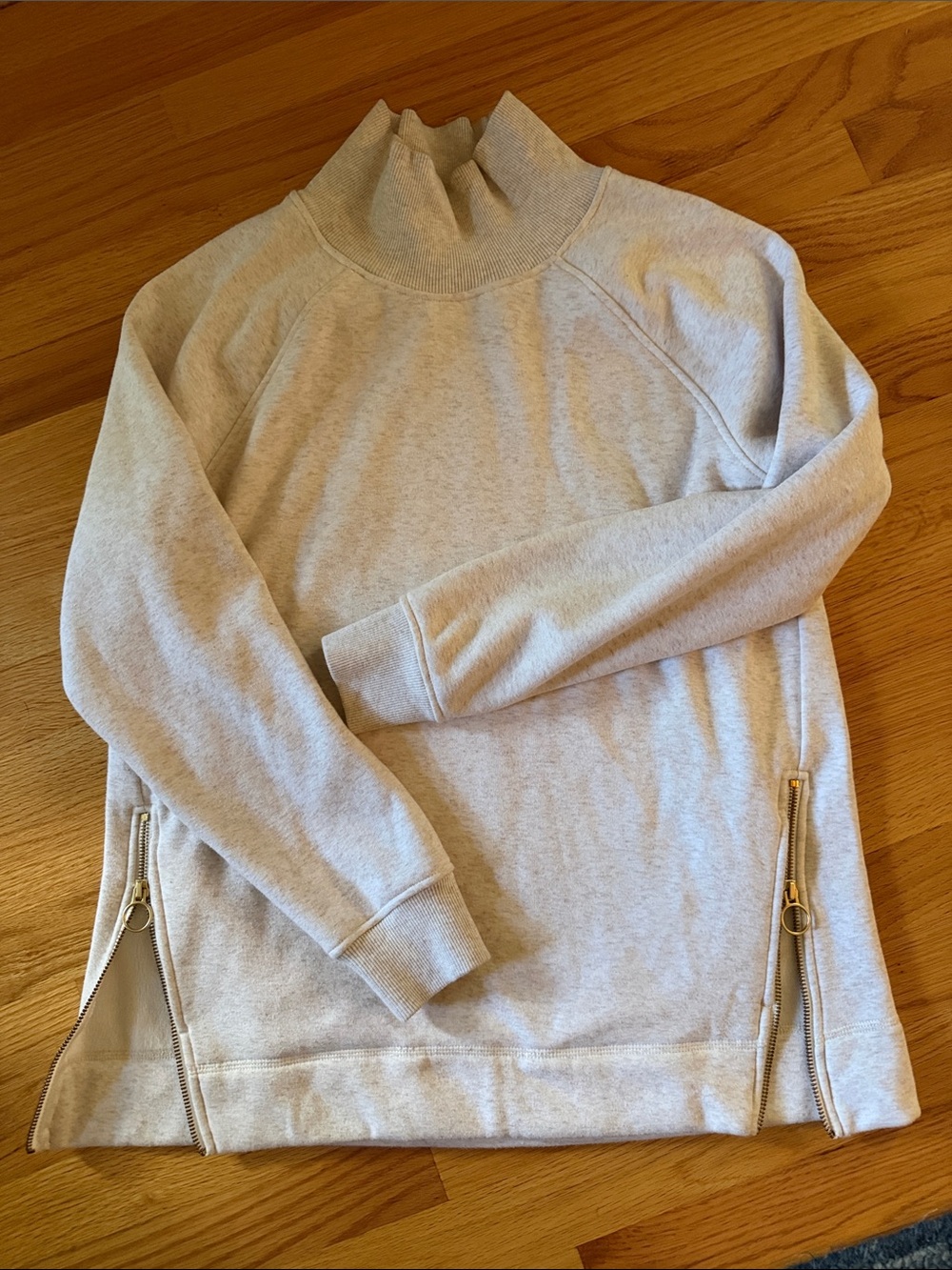Athleta Sweatshirt with Zipper Accents